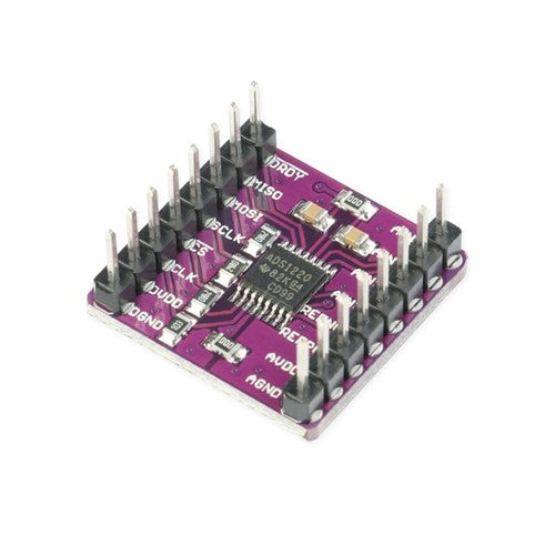 ADS1220 ADC 24 Bit I2C Analog-to-Digital Converter Module 50 Hz -60 Hz Rejection