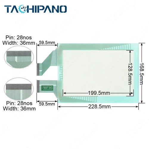 1SET for  GP477R-EG11-24V with Protective Film GP477R-EG11 Touch Screen