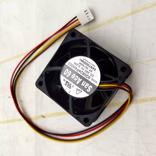 1 pcs SANYO Fan 9G0624P4H003 DC 24V 0.25A 6025 6CM 4 wire cooling fan