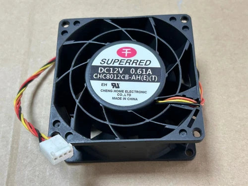 1PC SUPERRED CHC8012CB-AH(E)(T) 12V 0.61A 8CM Chassis Cooling Fan