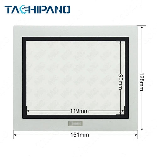 for HG2G-5ST22TF-W with Front Overlay HG2G-5ST22TF-W Touch Screen Panel Glass