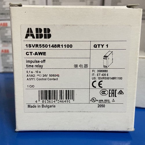 one  ABB Relay 1SVR550148R1100 CT-AWE Free ship