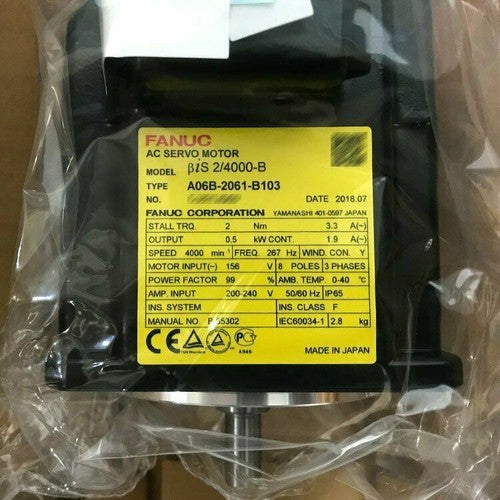 For FANUC A06B-2061-b103  servo motor Free Shipping