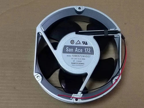 1PC  2-wire double ball bearing inverter fan 17251 17CM 109E5724H507 24V 0.58A