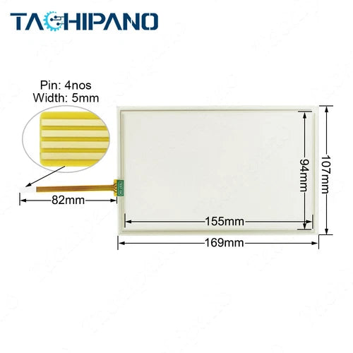 for 6AG1 124-0GC01-4AX0 TP700 with Overlay 6AG1124-0GC01-4AX0 Touch Panel Screen