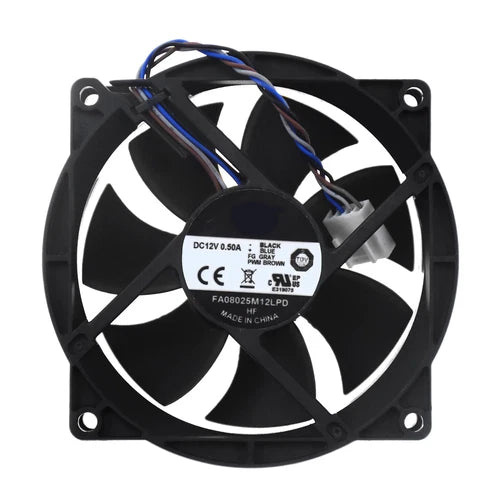 1X CoolerMaster 804057-001 12V 0.50A 80*25mm 4pin PWM Cooling Fan FA08025M12LPD
