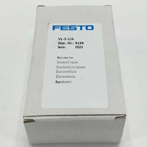 One Festo VL-5-1/4 9199 Pneumatic Control Valve Free Shipping
