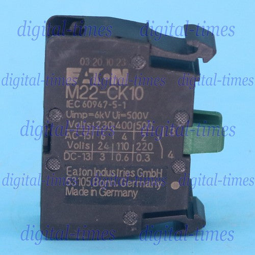 1PC  Eaton moeller M22-CK10 Contact Block 1NO Black Free shipping#LJ