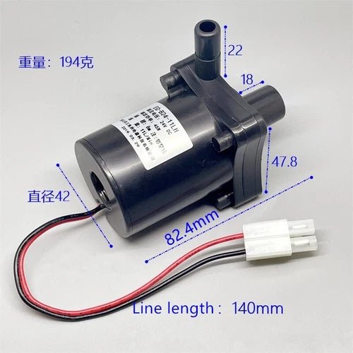 DC24V 45W Flow 11L/Min 8m For Engraving Laser Chiller Pump Brushless Water Pump