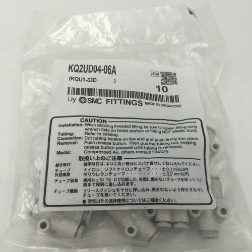 10 pcs SMC KQ2UD04-06A
