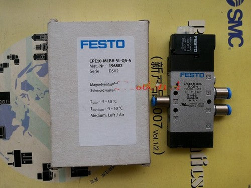 1 PCS FESTO CPE10-M1BH-5L-QS-4 196882 solenoid valve