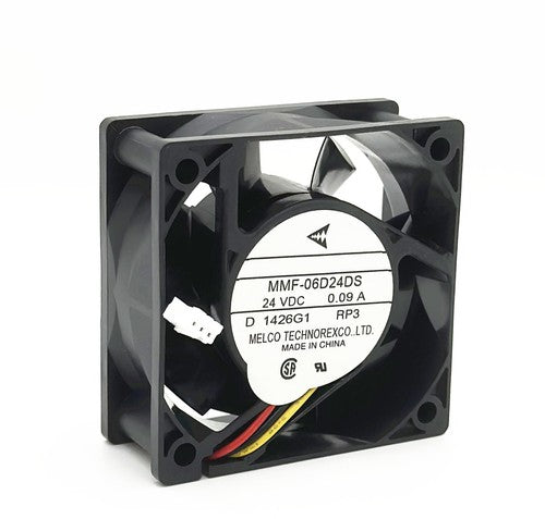 Mitsubishi Inverter Fan MMF-06D24DS-RP3 24VDC 0.09A 6CM 6025 3-pin