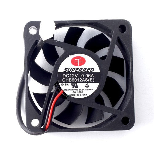 60mm Superred CHB6012AS(E) DC12V 0.06A / 2-pin Fan 6015
