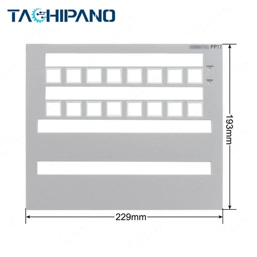 QTY:1  Membrane Film for 6AV3688-3CD13-0AX0 6AV3 688-3CD13-0AX0 PP17-I