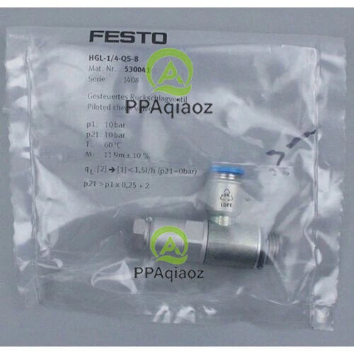 1PCS  FESTO HGL-1/4-QS-8 530041 Valve Free Shipping