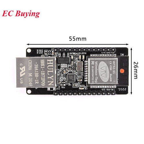 WT32-ETH01 Embedded Serial Port Network Ethernet BLE WIFI Wireless Module Board