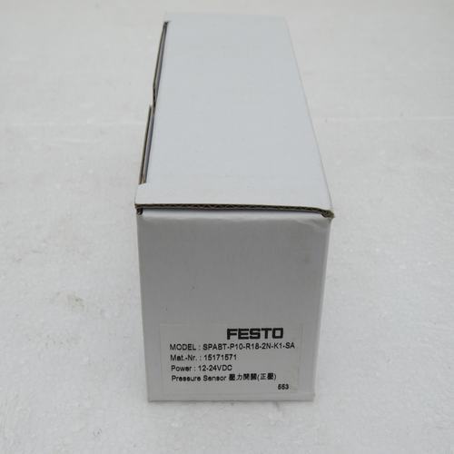 1 pcs FESTO Pressure switch SPABT-P10-R18-2N-K1-SA 15171571