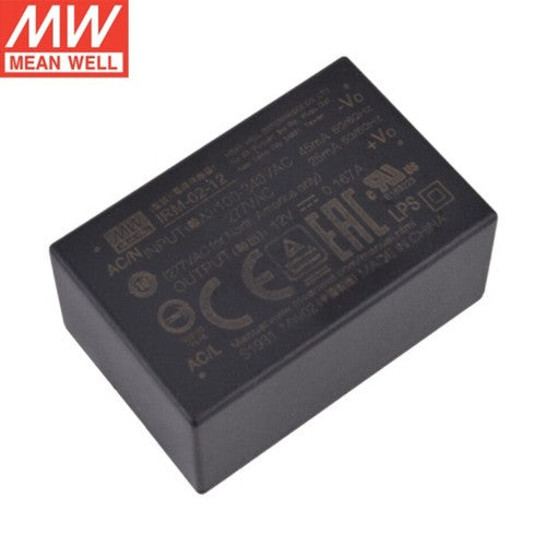 Mean Well IRM-02 switching power supply 3.3V5V9V12V24V pin type 2W AC-DC module
