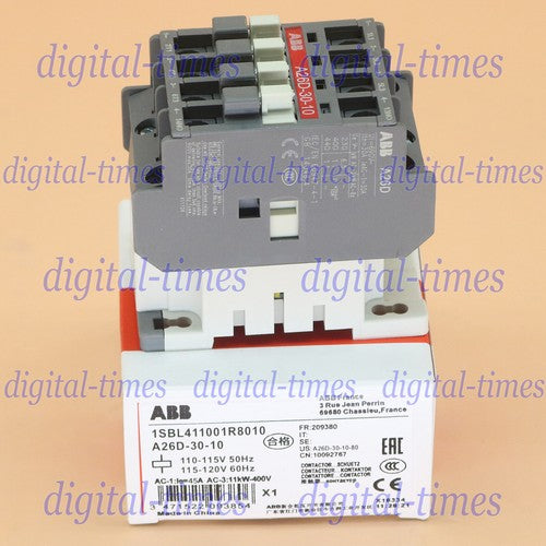 ABB A26D-30-10 110V AC Contactor Free Shipping#LJ