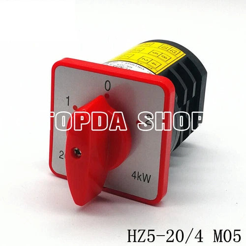 1Pcs HZ5-20/4M05 for Lean switch 4KW 20A forward and reverse function HZ5D-20
