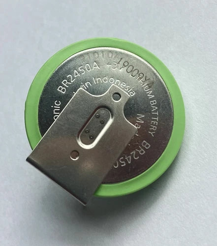2pc BR2450A with welding of high temperature 3V button battery
