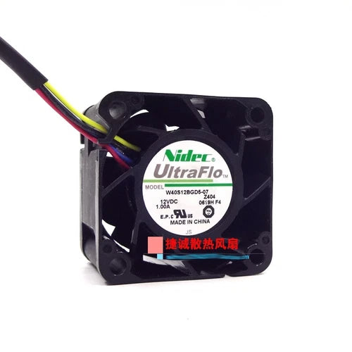 1PC  4CM Server Case Power Supply Fan  W40S12BGD5-07 12V 1.0A 4028