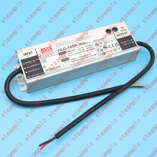 MEAN WELL HLG-185H-36A 36V 5.2A power supply free Shipping