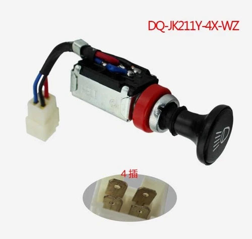 1PC JK211-4X-W Fit   1-10T 4-Wire Forklift Headlight Switch Double Gear Switch