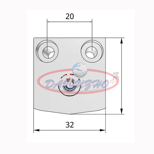 1PC  188132 Stroke 10mm AEVC-20-10-I-P 188132   Short Stroke Cylinder