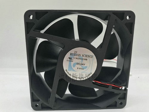 1 PCS XINRUILIAN Fan RDH1238B DC 24V 0.60A 12CM 12038 2-wire fan Inverter Fan