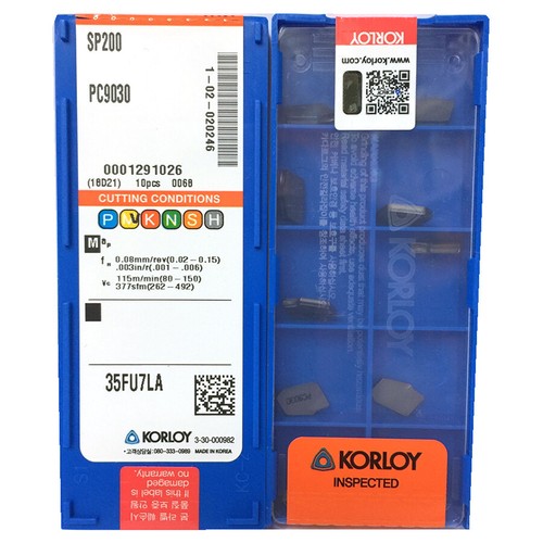 KORLOY SP200 PC9030 Carbide Inserts CNC TOOL