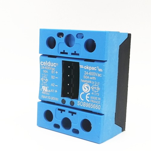 Celduc solid state relay SOB965660 50A 24-600VAC