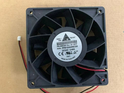 1PC 120*120*38MM 12038 24V 2.40A Large Air Volume Inverter FAN PFB1224UHEC8X