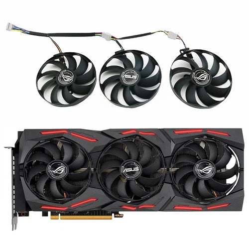1PC SUPER / Ti Fan Replacement 7Pin FDC10H12S9-C  ROG STRIX RTX 2070 2080
