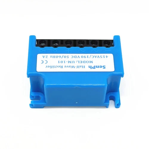half-wave rectifier module- UM-101 input: 0~415VAC output: 0~190VDC 50/60Hz 2A