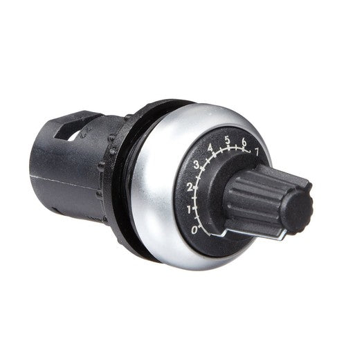 EATON M22-R10K Potentiometer 22mm Diameter 10,000 Ohm Resistance Silver BezelKD