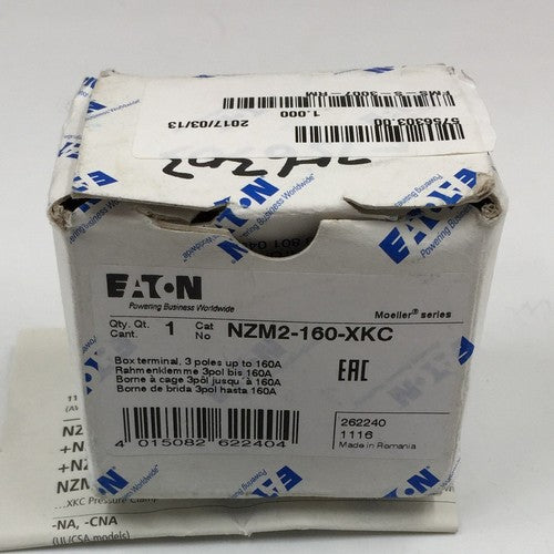 1PC  Eaton moeller NZM2-160-XKC Box terminal Free shipping#LJ