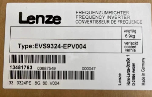 1 PC EVS9324-EPV004  LENZE EVS9324EPV004 SERVO Inverter Safety Relay Terminal