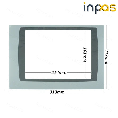 1SET FOR  Touch panel with Overlay 2711P-T10C4D8 2711P-T10C4A8 2711P-T10C10D6