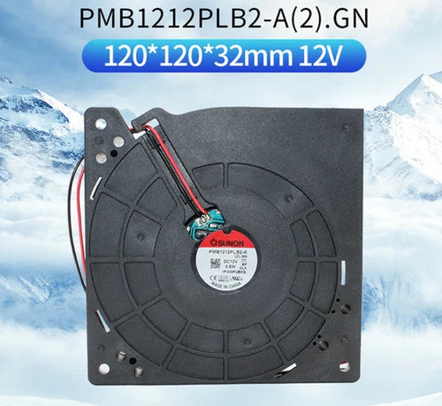 1PC PMB1212PLB2-A(2).GN 12V 9.8W 12032 Turbo Blower Centrifugal Fan