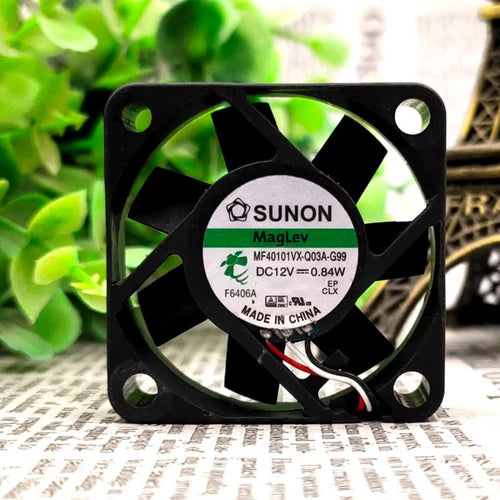 1PC 3-wire Cooling Fan Small   MF40101VX-Q03A-G99 DC12V 0.84W 4010 4cm