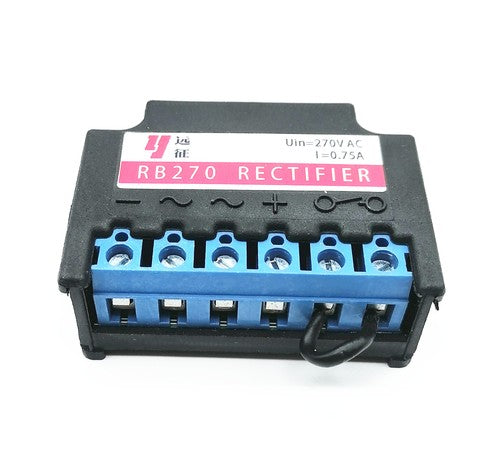 RB270 270V-0.75A (six-terminal) Motor Brake Rectifier YEJ Motor Brake Rectifier