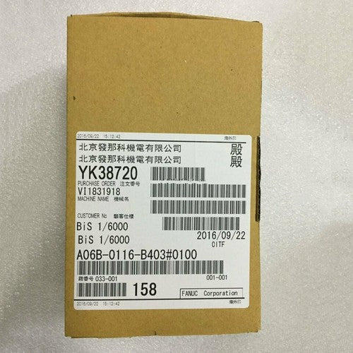 For Fanuc A06B-0116-B403#0100  Servo Motor Free Shipping