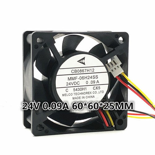 Mitsubishi Drive Inverter Cooling Fan MMF-06H24SS-CX5 24V 0.09A 6cm CB0867H12