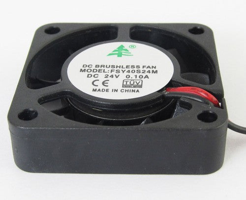 10 x DC brushless cooling fan 40x40x10mm 4010 9 blade 24V 0.1A 2-pin connector-
