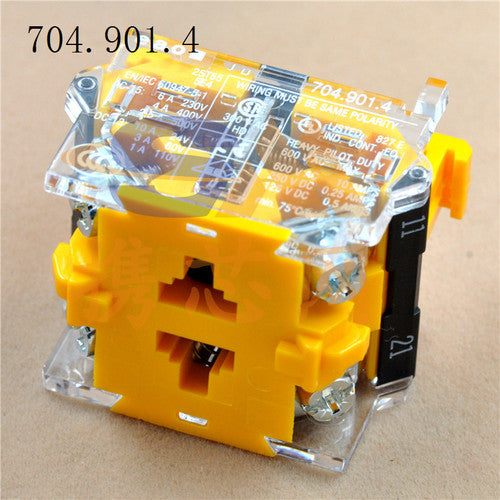 1 pcs EAO 704.901.4 Switch Contact 2NC