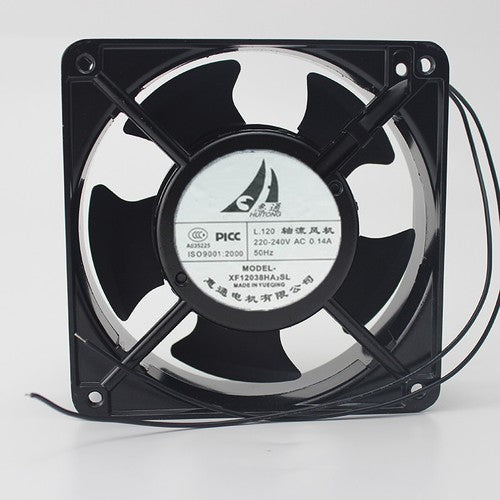 1 PCS HUITONG Fan XF12038HA2SL AC 220V-240V 0.14A 12CM 12038 2 Wire