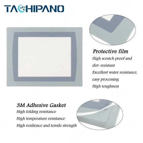 1SET for 2711P-T6C21D8S-B PanelView Plus with Protective Film Touch Screen Panel