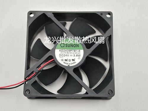 1 PCS SUNON Fan KD2409PTB1-6 DC 24V 3.6W 92*92*25MM 2 wire cooling fan