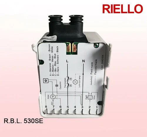 RIELLO 40G burner G3 G5 G10 G20 R'B'L' 530SE program controller igniter